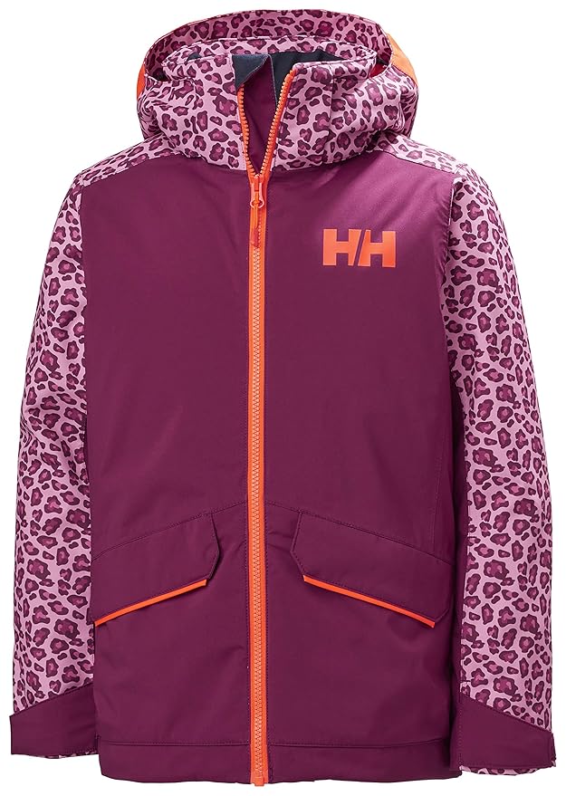 Helly-Hansen Juniors Snowangel Waterproof Ski Jacket, 657 Purple Potion, Size 12 : Amazon.in 