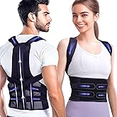Kepwaa Posture Corrector for Women and Men, Full Back Brace Support, FSA&HSA Eligible, Adjustable Shoulder Straightener for Improving Back Posture, Relief for Upper and Lower Back, Lumbar, Neck Pain