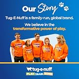 Tug-E-Nuff Bright Fauxtastic Durable Bungee Tug Toy for Dogs 22.5in view 7