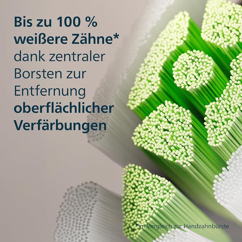 Sonicare W2 Optimal White, Original Ersatzbürstenköpfe, Schwarz, 8er-Pack, HX6068/88