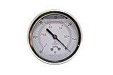 2-1/2" Liquid Filled Vacuum Pressure Gauge