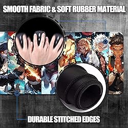 YBHNTZ Anime Mouse Pad,Extended Large Gaming
