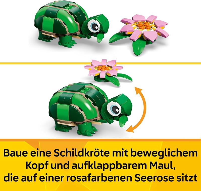 Creator 3in1 Schildkröte mit Seerose 31377