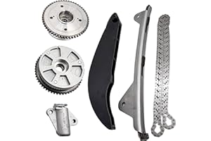 24350-2E700 Timing Chain Kit w/VVT Compatible with 2017-2021 Hyundai Elantra Kona Veloster 2017-2022 Kia Forte 2.0L Replace 2