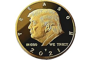 XANADEU Not My President - Donald Trump Treason & Impeachment, 24kt Gold Plated Coin & Stand