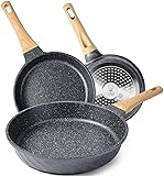 YIIFEEO Frying Pans Nonstick, Induction Frying Pan