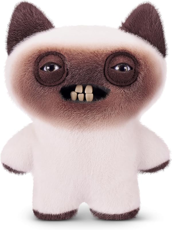 Alley Cats Peluche 22 cm (Yawper) de ZURU – Funny Ugly Monster Animal en Peluche avec Dents Humaines, Collection pour Enfants, Pré-Ados, Ados, Adultes