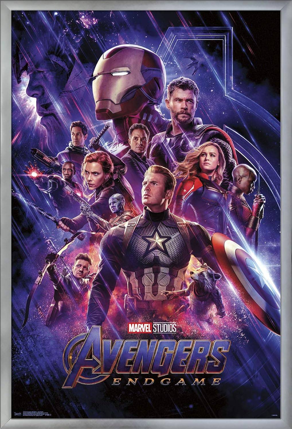 Trends International Mcu Avengers Endgame One Sheet Wall Poster 22375 X 34 Silver Framed Version