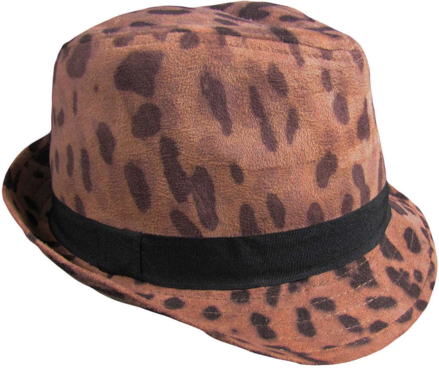 Collection 18 Women's Fedora Hat Cap Adjustable Animal