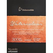 Hahnemühle The Collection Watercolor Block - Rough, 14.1" X 18.9", 140