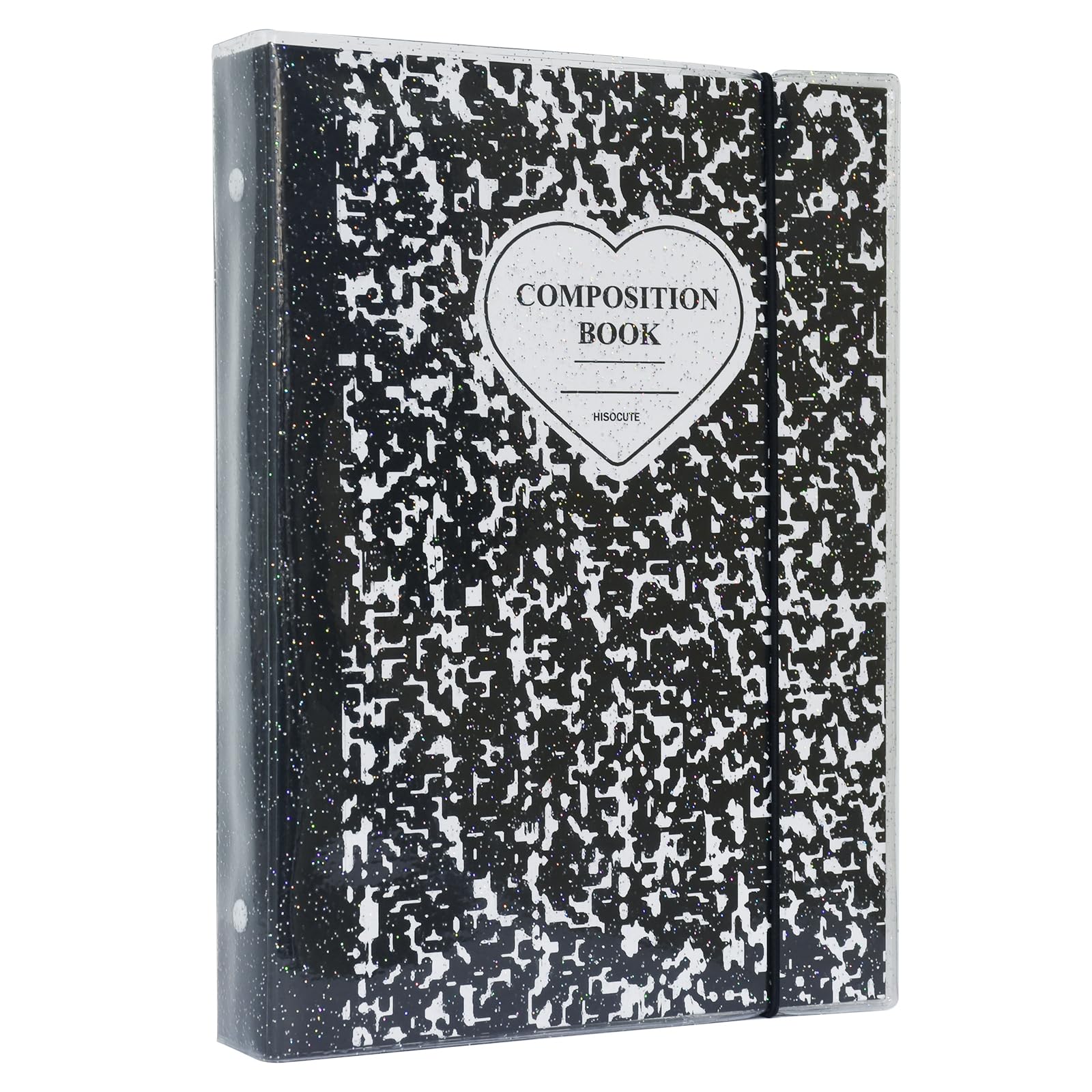 Photocard Kpop Binder 25 Sheets 200 Pockets 4 Inch Photo Album Sleeves in Loose Leaf Refillable Personal A5 6 Rings Binder Scrapbook Card Protectors Sleeve Pages(Black with waterproof case)