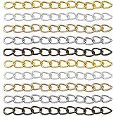 250Pcs Chain Extender for Jewelry Making,Bracelet Chain Extender Chains Extension Tails Stainless Steel Necklace Extension Chains for Necklaces Bracelet,Anklets,Jewelry Making Supplies