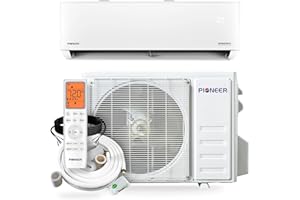Pioneer® Quantum Ultra™ 18,000 BTU 23 SEER2 230V High-Wall Ductless Energy-Star Mini-Split Air Conditioner Inverter Heat Pump Full Set
