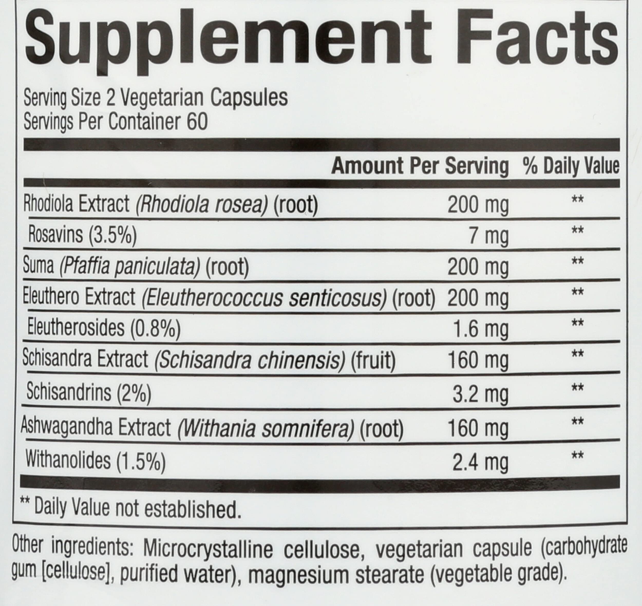 WomenSense AdrenaSense by Natural Factors, AdrenaSense, Herbal Supplement for Adrenal Support and Stress Relief, Vegan, Non-GMO, 120 Capsules