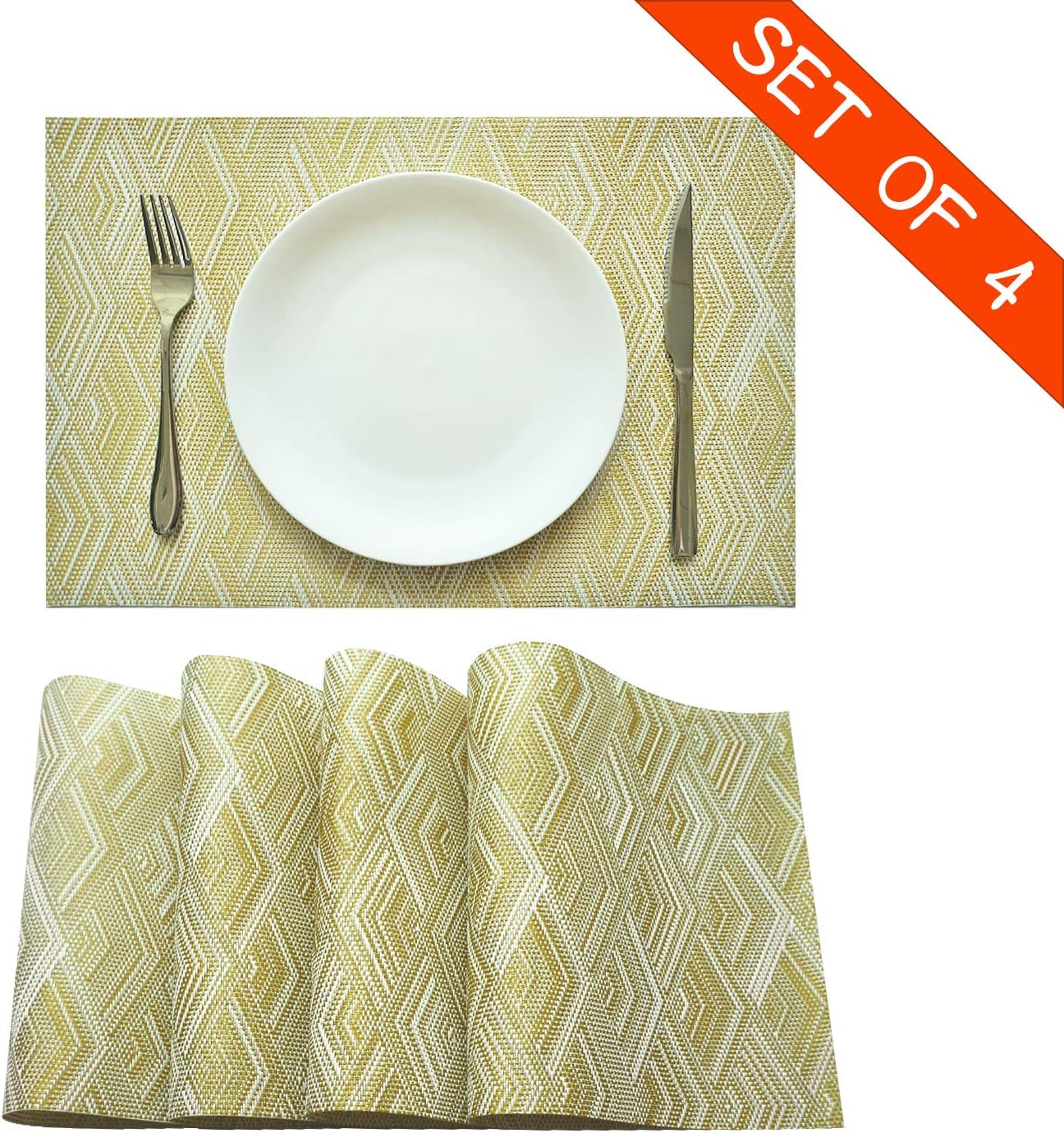 Best gold placemats for kitchen table