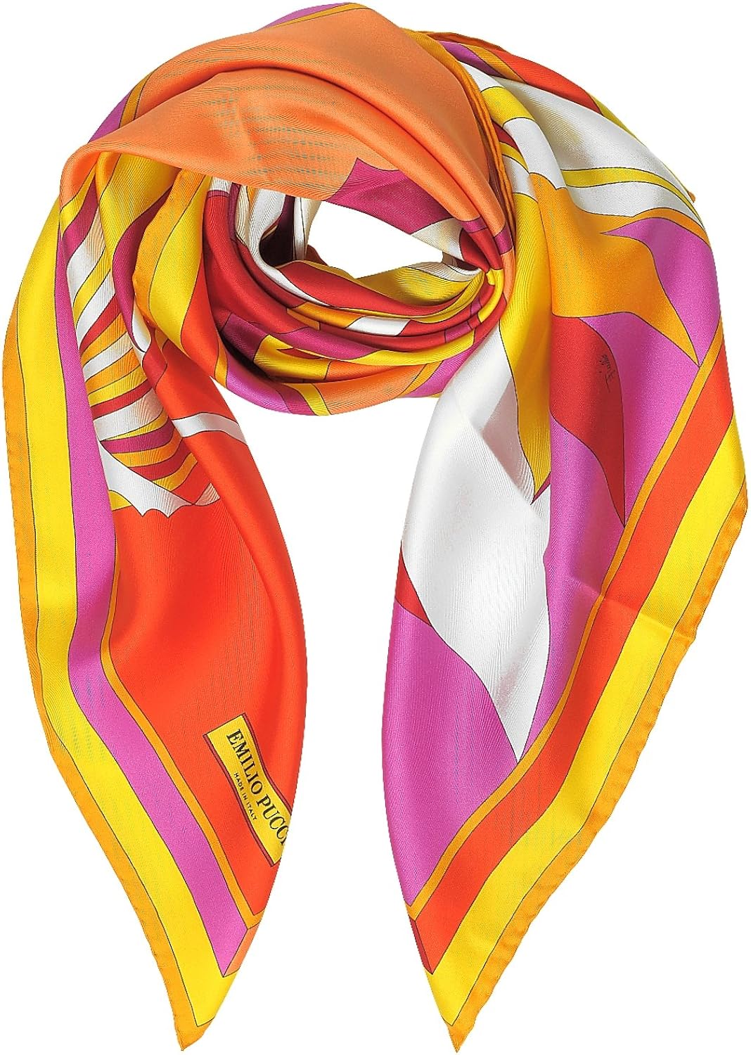 Foulard Di Seta Donna 53x53 Cm - Sciarpa Leggera Ed Elegante Per Tutte Le Stagioni