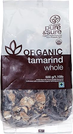 Pure & Sure Organic Tamarind Whole, 500g