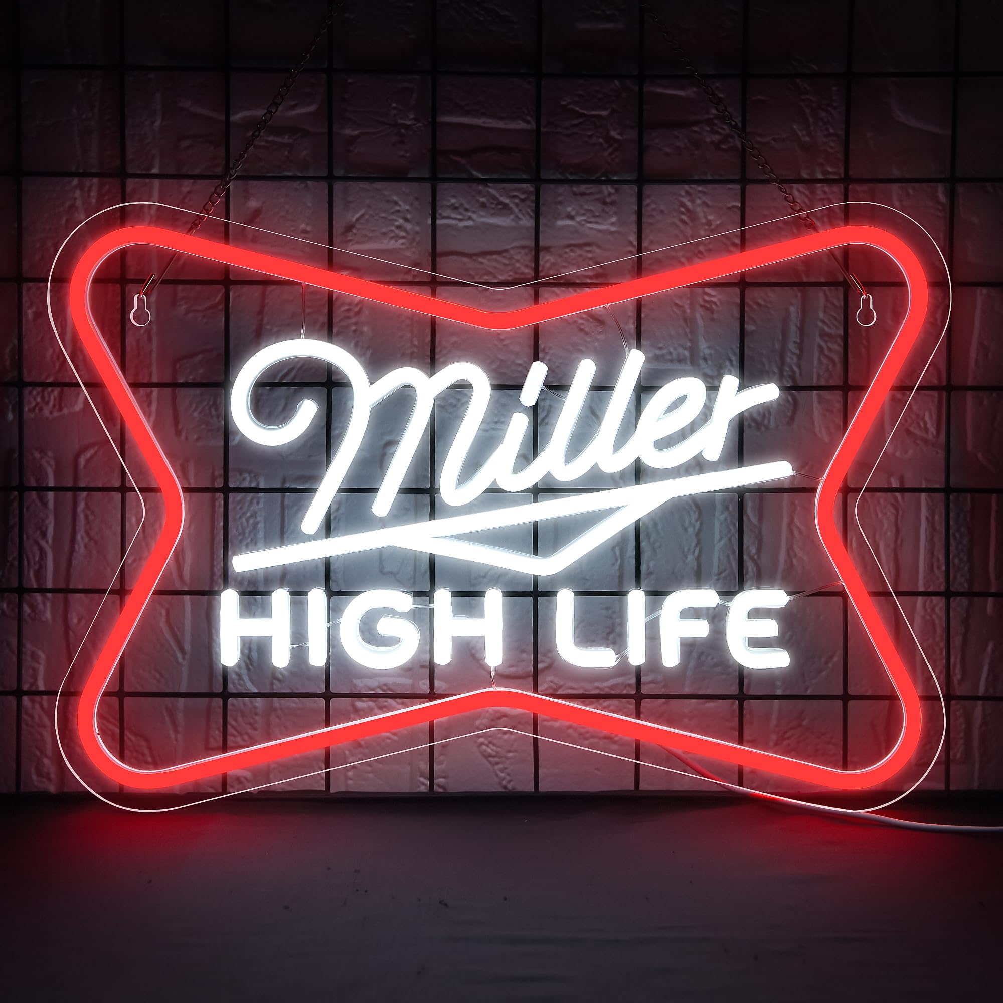 Photo 1 of Beer Neon Sign for Wall Decor Bar Neon Sign Beer LED Sign Neon Lights for Home Bar Man Cave Garage Pub Bar Party Game Room Hotel Bedroom Birthday Gifts USB Powered(XD-270)