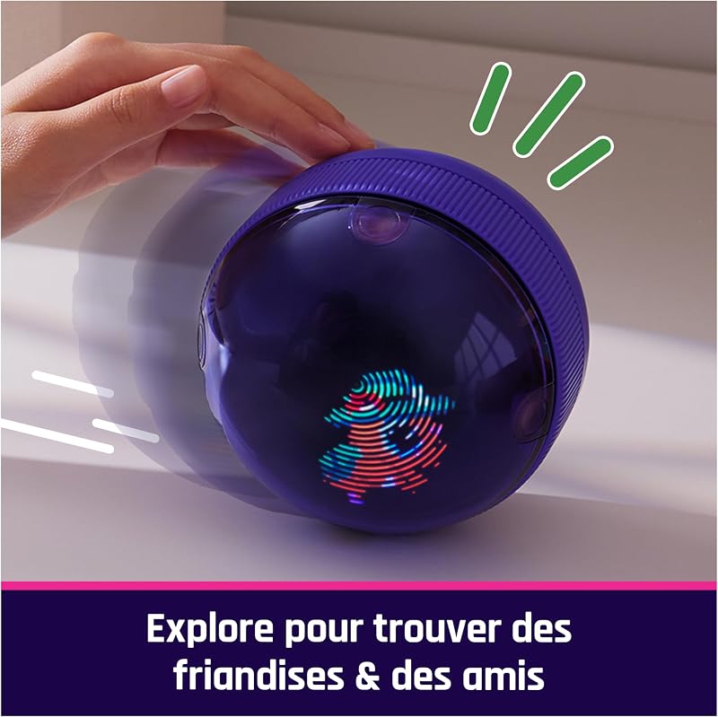 Boule Hamster - Mon Animal Interactif - Animal Digital Qui Réagit Au Toucher Et Aux Mouvements - Ecran Tactile avec 20 Animaux Interactifs - Sons Réactions Jeux - Jeu pour Enfant 5 et +