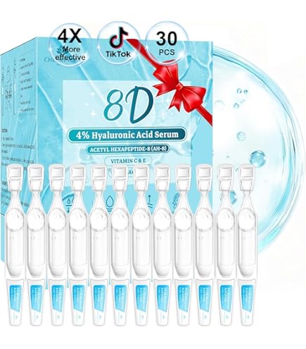 Amazon.com: 4 in 1 Facial Serum, 10% Hyaluronic Acid, 5