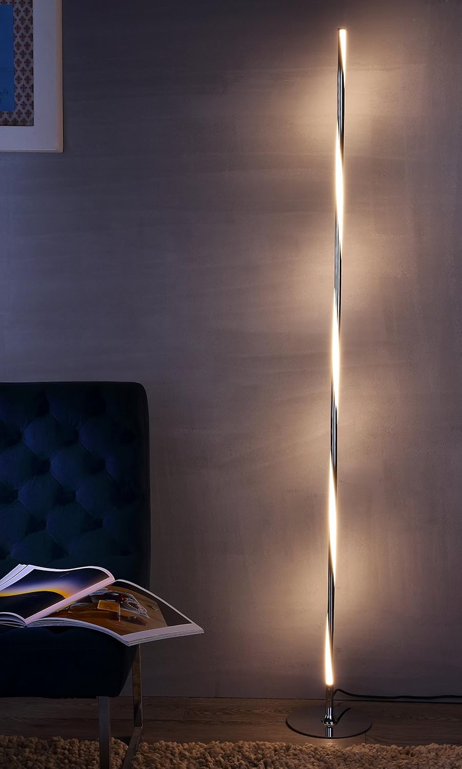 iris 59.5 led integrated floor lamp
