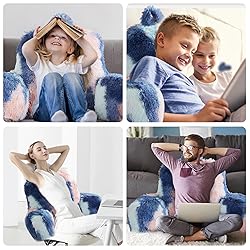Hobed Life Faux Fur Reading Pillows - Big Size