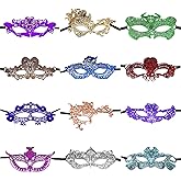 CNYMANY Women's Sexy Flexible Lace Masks Eye-mask for Ball Party Venetian Masquerade Costume