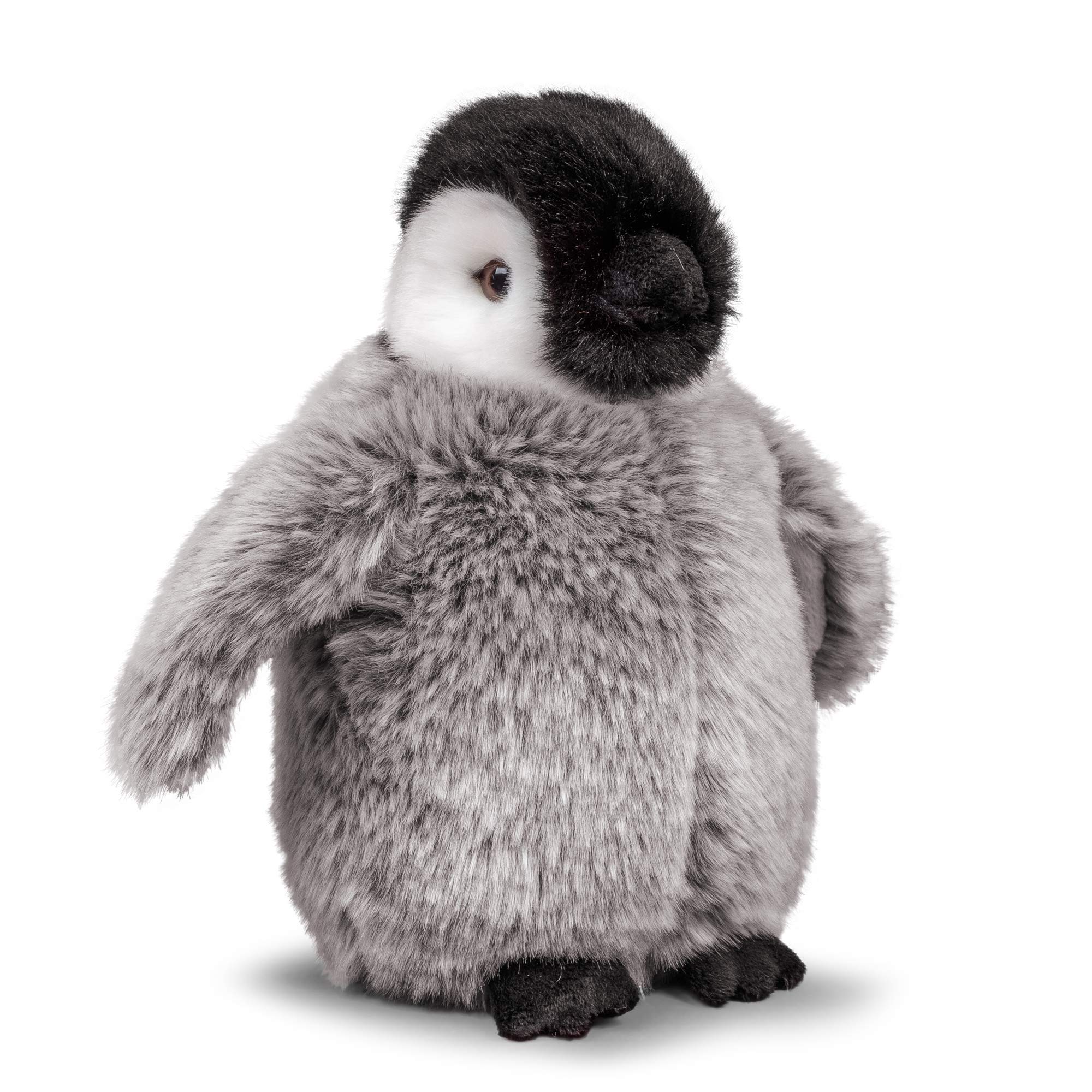 Animigos World of Nature 24cm Plush Emperor Penguin Chick Soft Toy