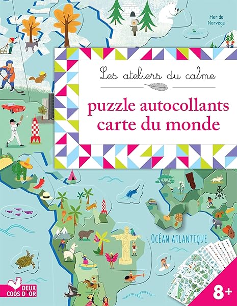 Latlas Du Monde à Colorier 12 Cartes à Découvrir Et