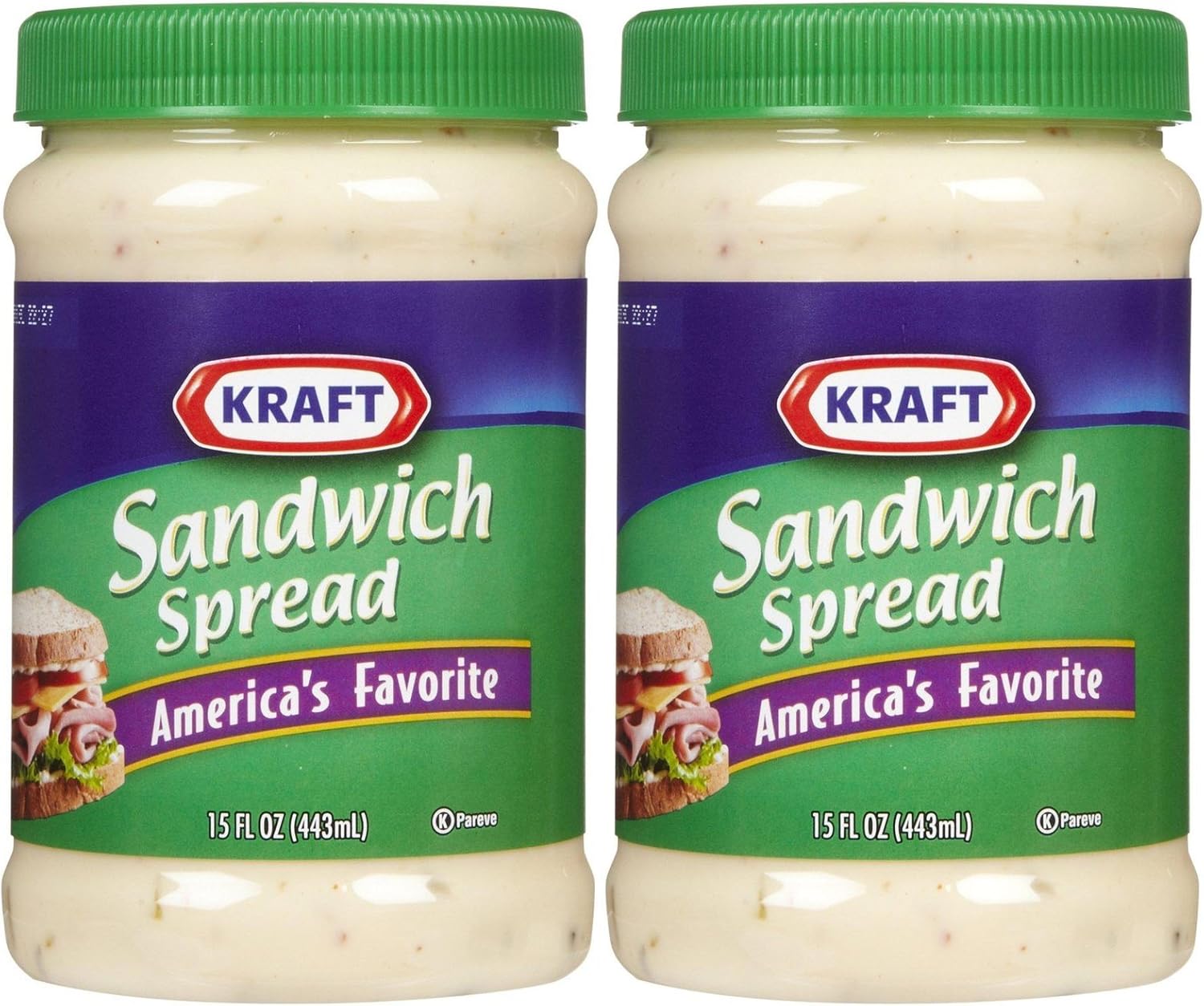 Kraft Sandwich Spread, 15 oz, 2 Pack