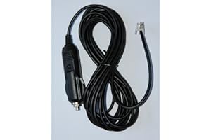 stellardeals Beltronics/Escort Radar Detectors Straight Power Cord 6ft Phone Style Plug