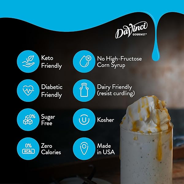 DAVINCI GOURMET SUGAR-FREE GINGERBREAD SYRUP, 25.4 FLUID OUNCES (PACK OF 1)