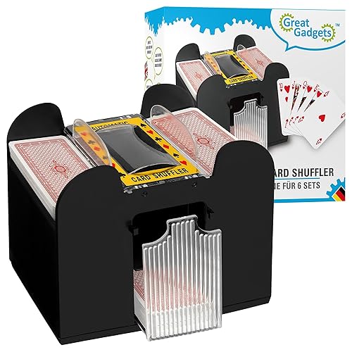ProShuffle Automatic 1 6 Deck Professional Card Shuffler Amazon.co.uk