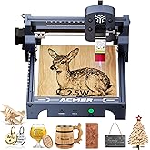 ACMER S1 Laser Engraver Machine, 2500mW Lazer Cutter for Wood and Acrylic | 130 x 130mm Working Area, Compact Desktop Design, Detailed Results for DIY Crafts and Small Projects