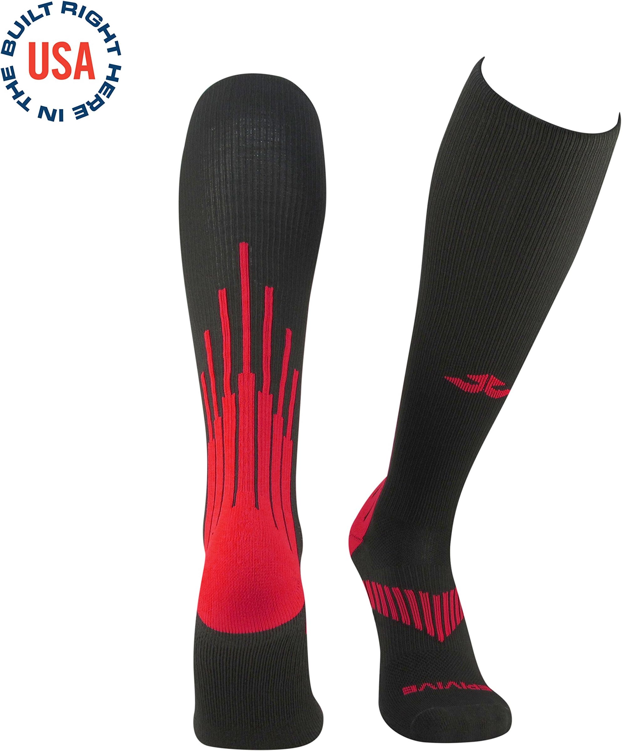 Epivive Digital Flame OTC Athletic Soccer Softball Volleyball Socks | Made in The USA (7 Colors)