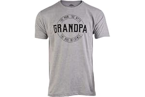 Grandpa: Man, Myth, Bad Influence | Funny Dad Joke Papa Grandfather Humor Shirt for Men T-Shirt