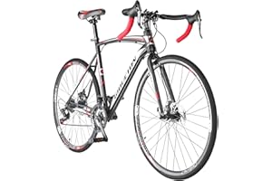 EUROBIKE OBK Road Bike for Men 54cm Frame 21 Speed 700C Wheels Mens Commuter Bicycle