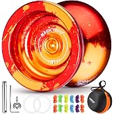 MAGICYOYO N11 Professional Yoyo Unresponsive Yoyo N11 for Adults/Advanced | Suitable Yo yo for Kids 8-12,Dual Purpose Yo-yo Replacement Responsive Bearing for Kids Beginner+12 Strings+ Storage Bag