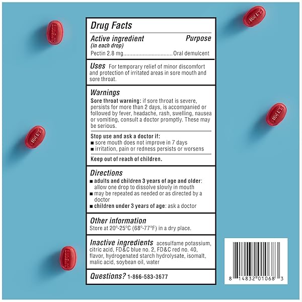 LUDEN’S SORE THROAT DROPS, FOR MINOR SORE THROAT RELIEF, SUGAR FREE WILD CHERRY, 75 COUNT
