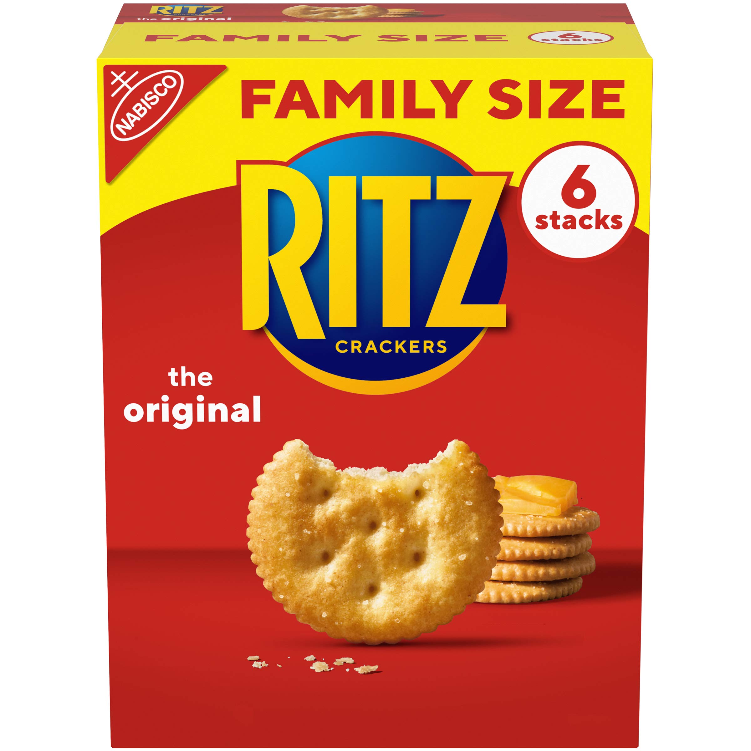 Photo 1 of RITZ Original Crackers, Holiday Crackers for Cheese, Family Size, 20.5 oz