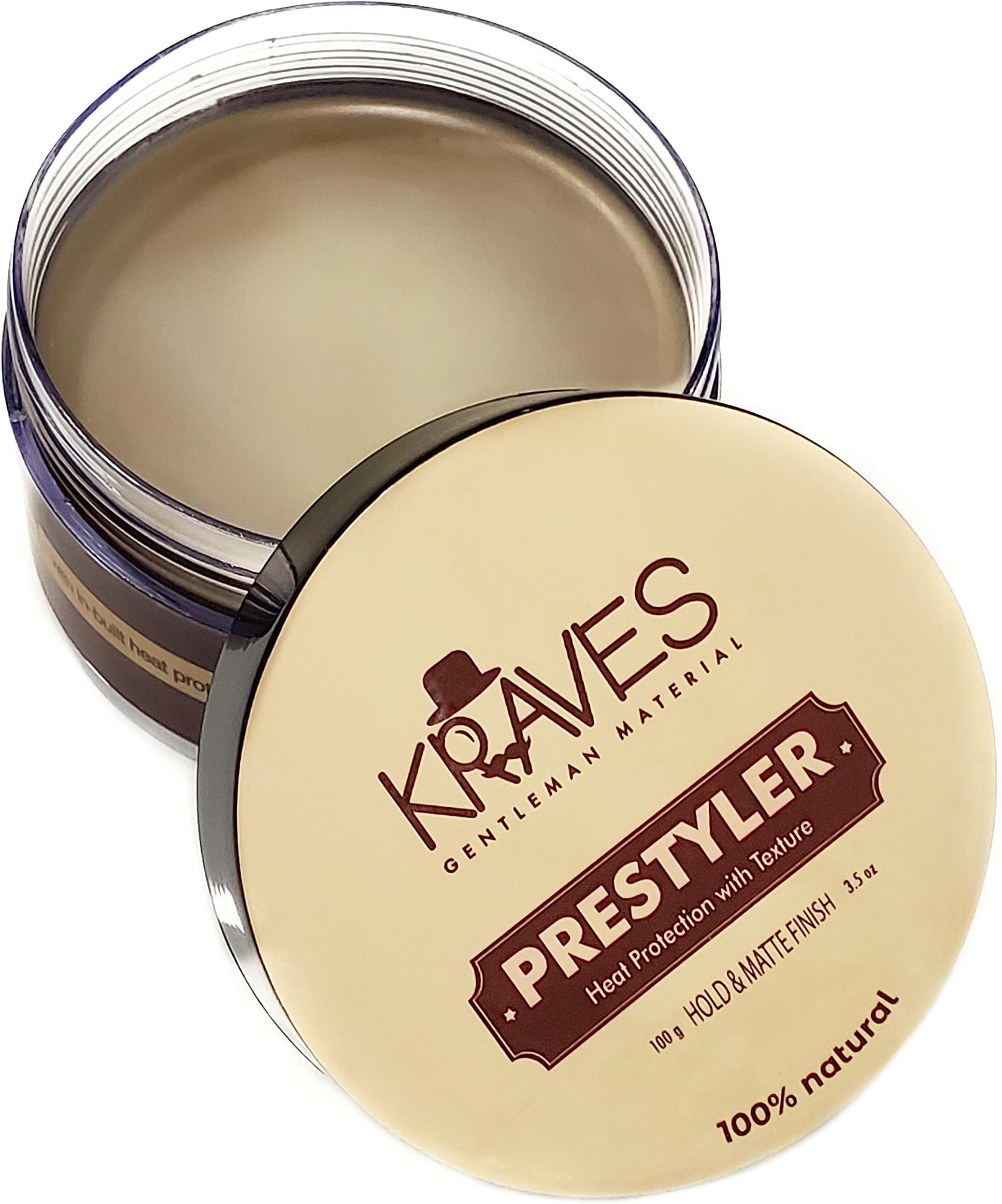 KRAVES PRESTYLER' 100% natural prestyler with heat protection (100grams)