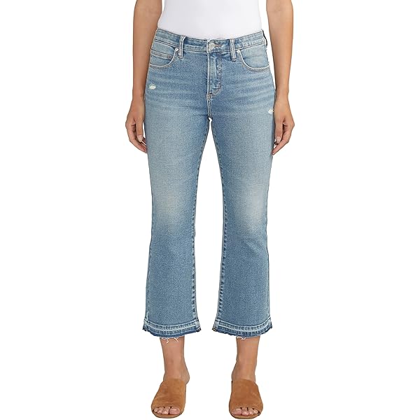 Joe's Jeans Womens Jeans The Lara Mid-Rise Wayfarer Cigarette Crop Jean,  23, Blue at Amazon Women's Jeans store