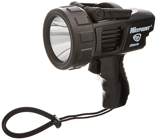 Streamlight 44911 Waypoint Spotlight with 120-Volt AC Charger, Black - 1000 Lumens