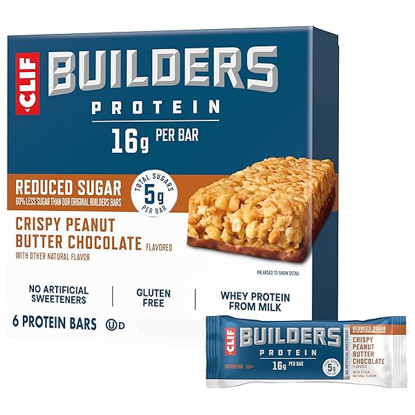 CLIF BUILDERS PROTEIN BARS – CRISPY PEANUT BUTTER...