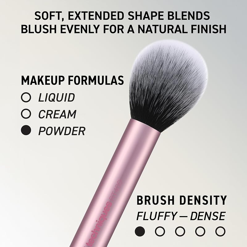 Everyday Essentials + Make-up-Schwamm-Set, Make-up-Pinsel und Make-up-Mixer-Schwamm, für Foundation, Rouge, Bronzer, Lidschatten und Puder, 5-teiliges Set
