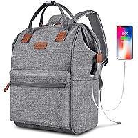 BRINCH Laptop Backpack 15.6 Inch Wide Open Computer Backpacks Laptop Bag College Rucksack Water Resistant Business…