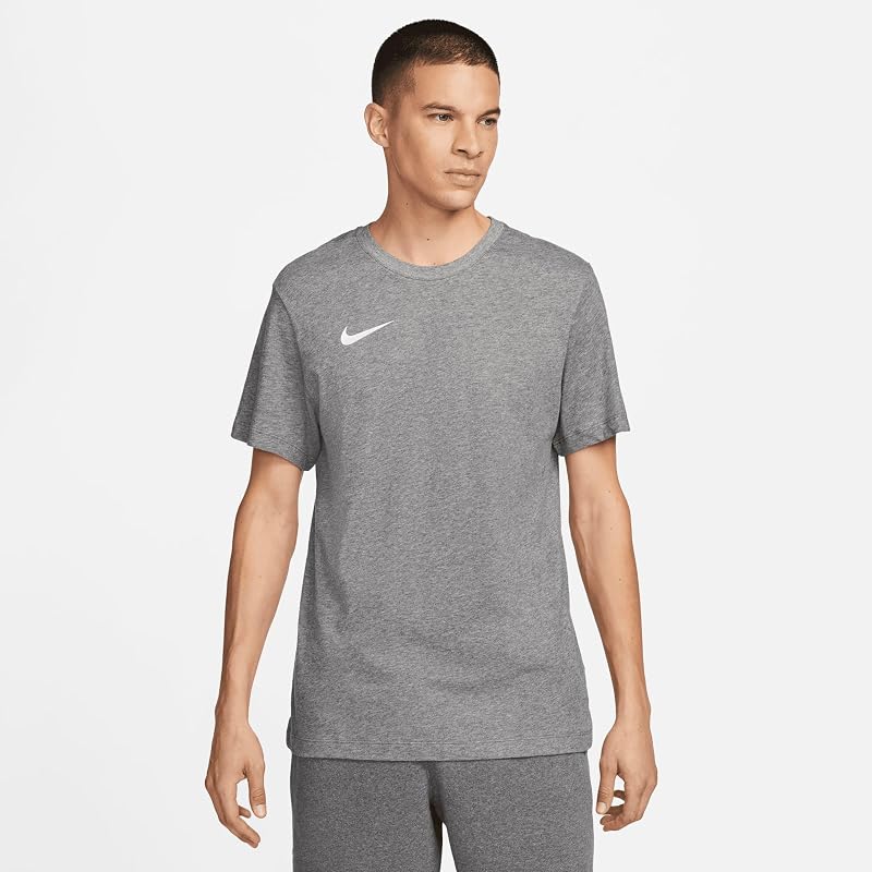 Homme Nike T Shirt, Charcoal Heathr/White, XXL EU