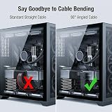 lilila-ree 90D 12VHPWR Cable Dual 8 Pin to 16 Pin PCIe 5.0 600W RTX 4090 view 3