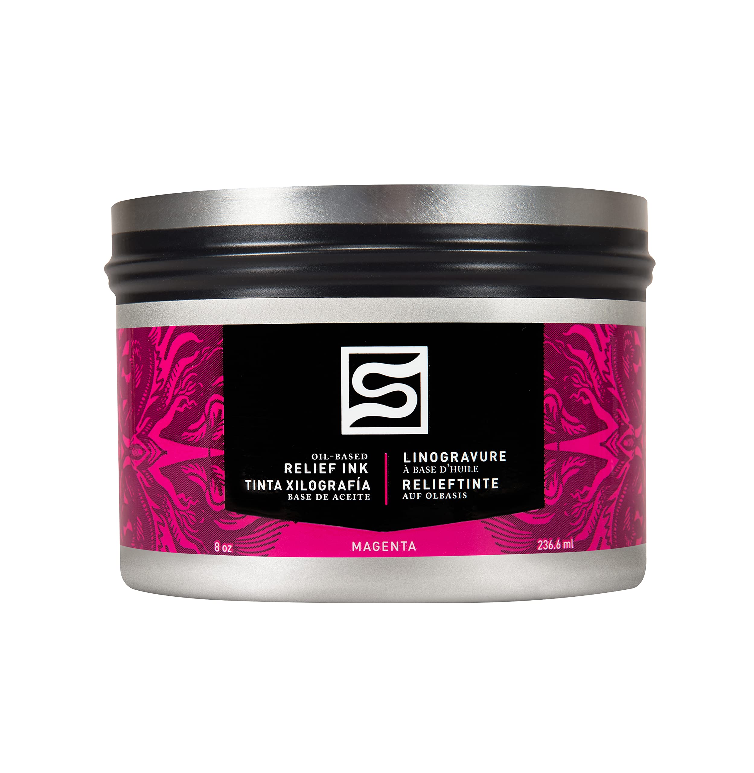 Speedball Oil Relief Ink, 8-Ounce, Turquoise, for Block Printing