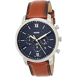 Leather Chronograph Watch 